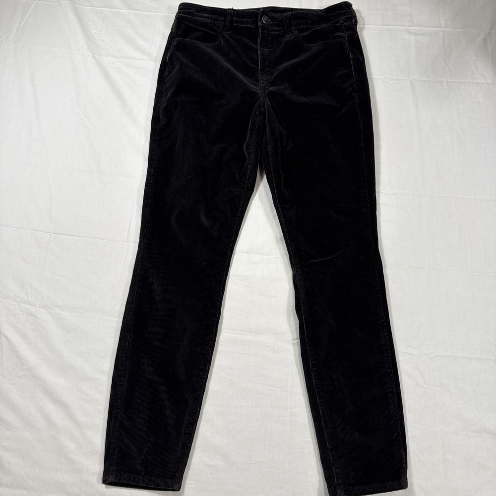 PANTS CORDUROY STRAIGHT American Eagle Women's 8 29 x 28 Mom Jeans High Rise